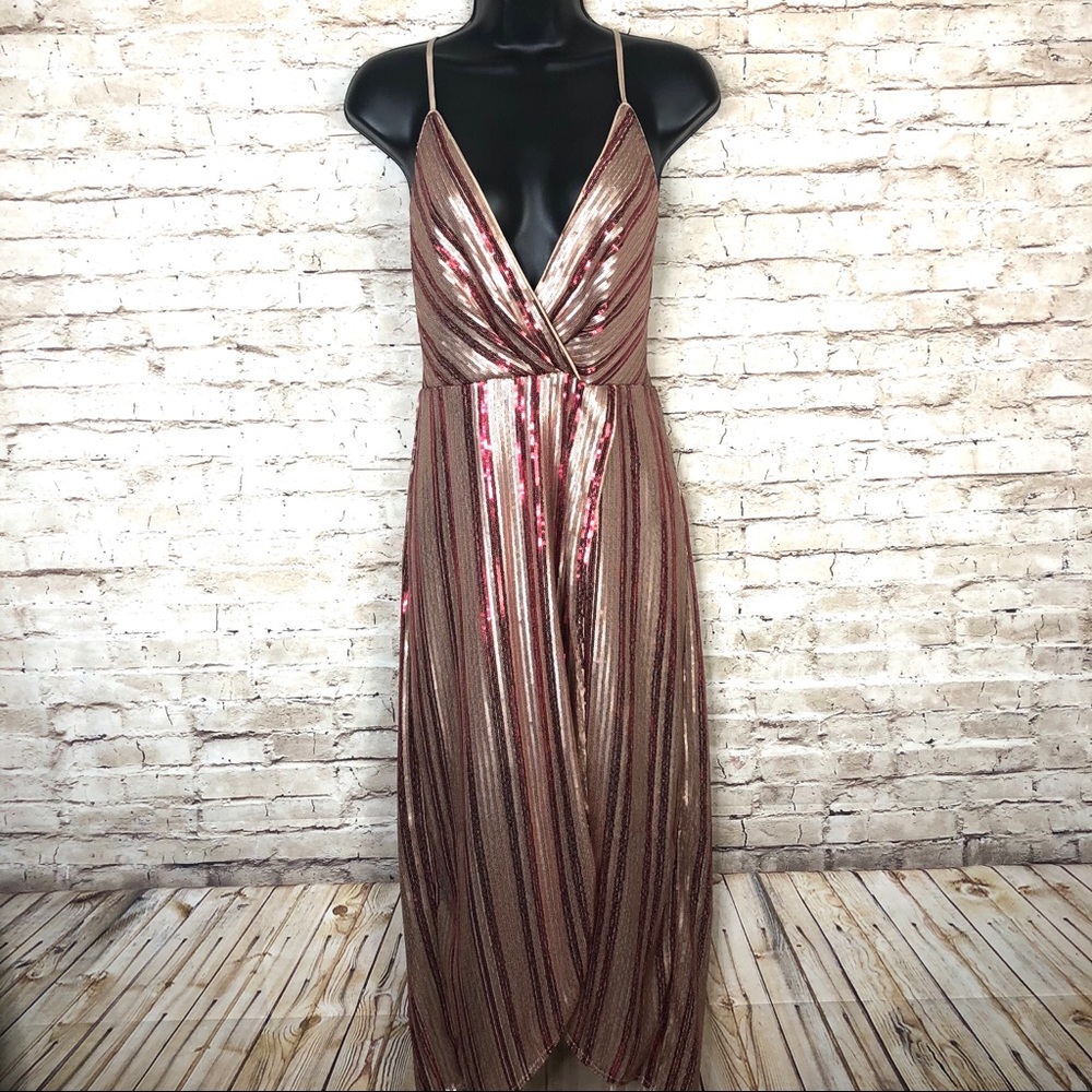 NEW! Lulumari sequin midi dress - Picture 1 of 6